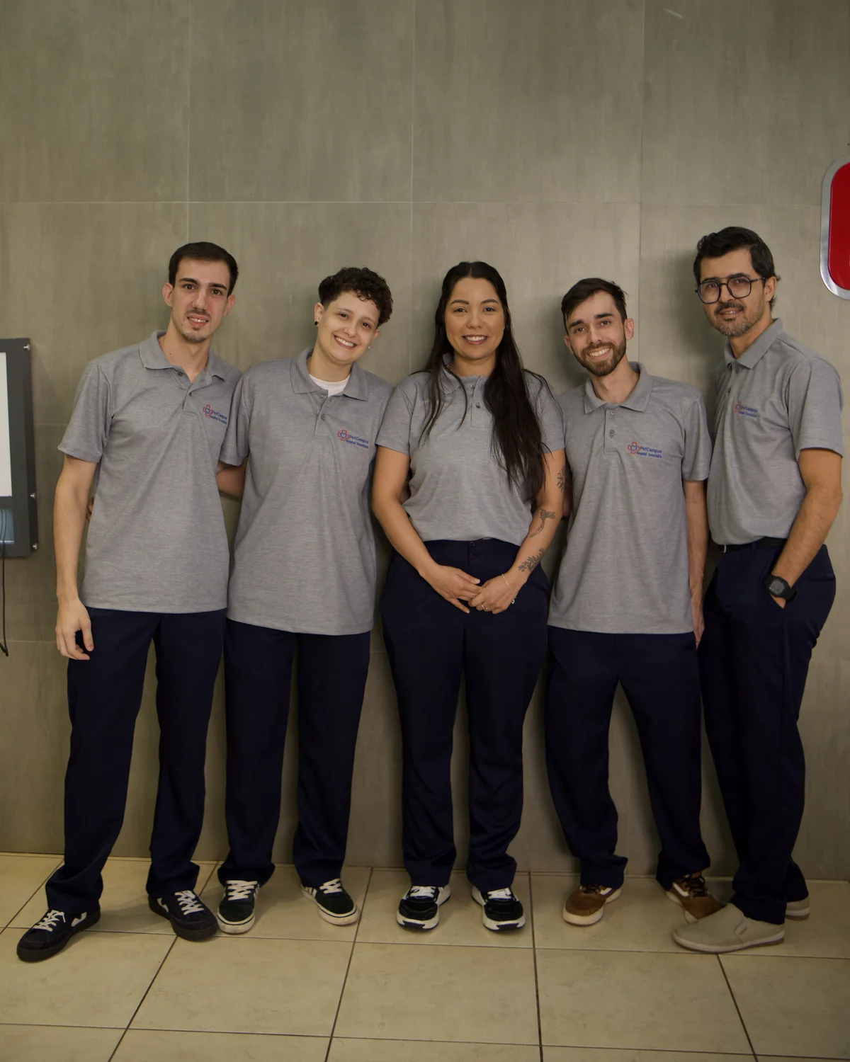 Profissionais da equipe médica do PetCampos Hospital Veterinário